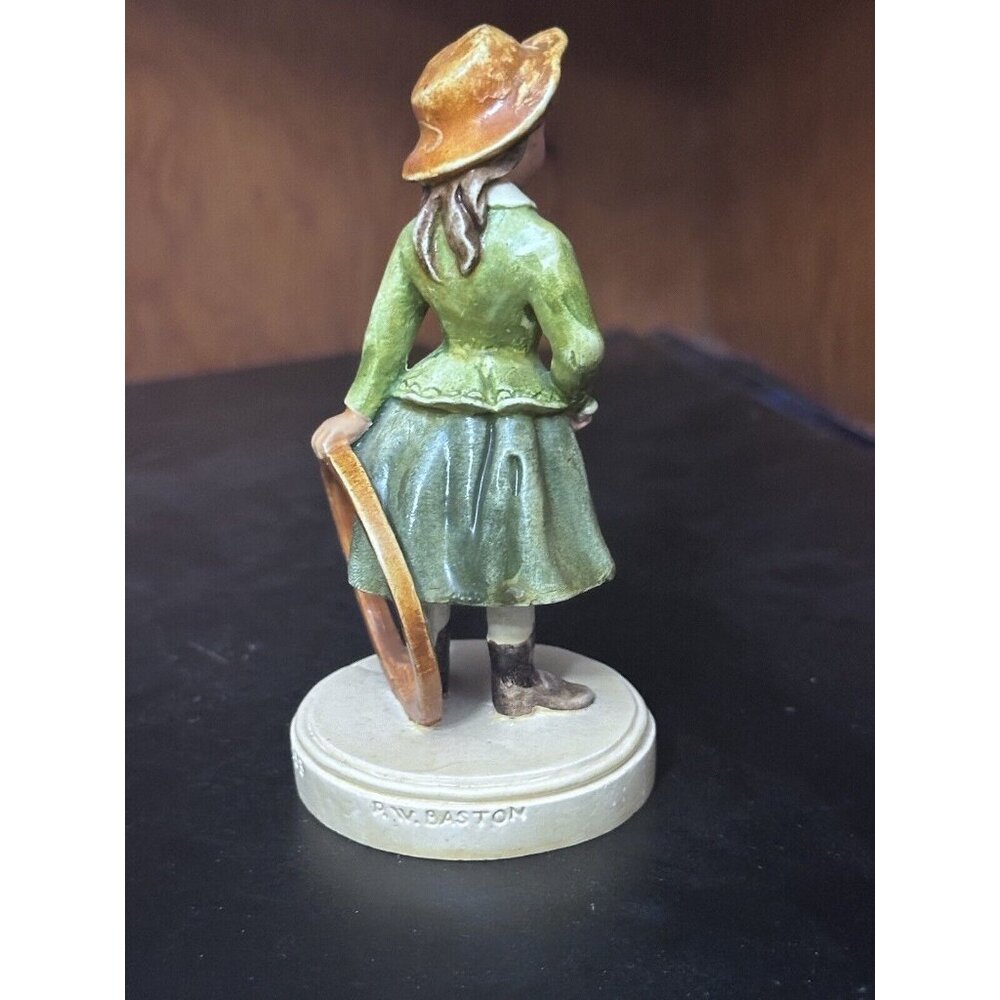 Sebastian Miniature Games‎ in the Springtime Girl Figurine Vintage COPR. 1953 - Picture 3 of 9